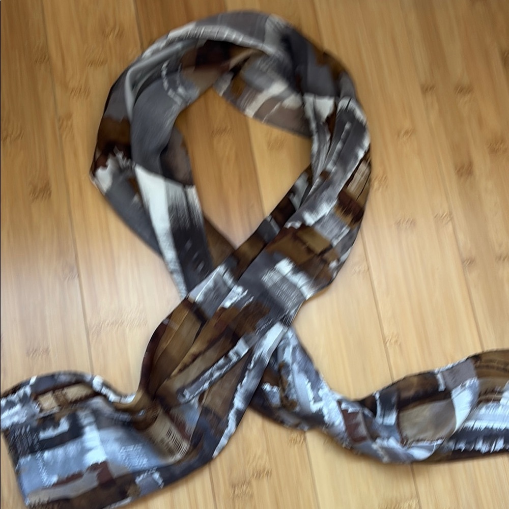 Jones New York Silk Sheer Scarf